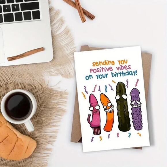 Birthday Card, Adult - 5" x 7" - Picture 2 of 5